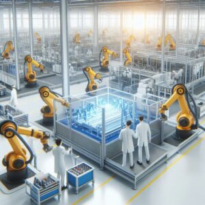 realistic image demonstrating automated processes